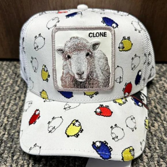 Goorin Animal Trucker Baseball Snapback Hat Cap Hello Dolly 55.0 Clone Sheep